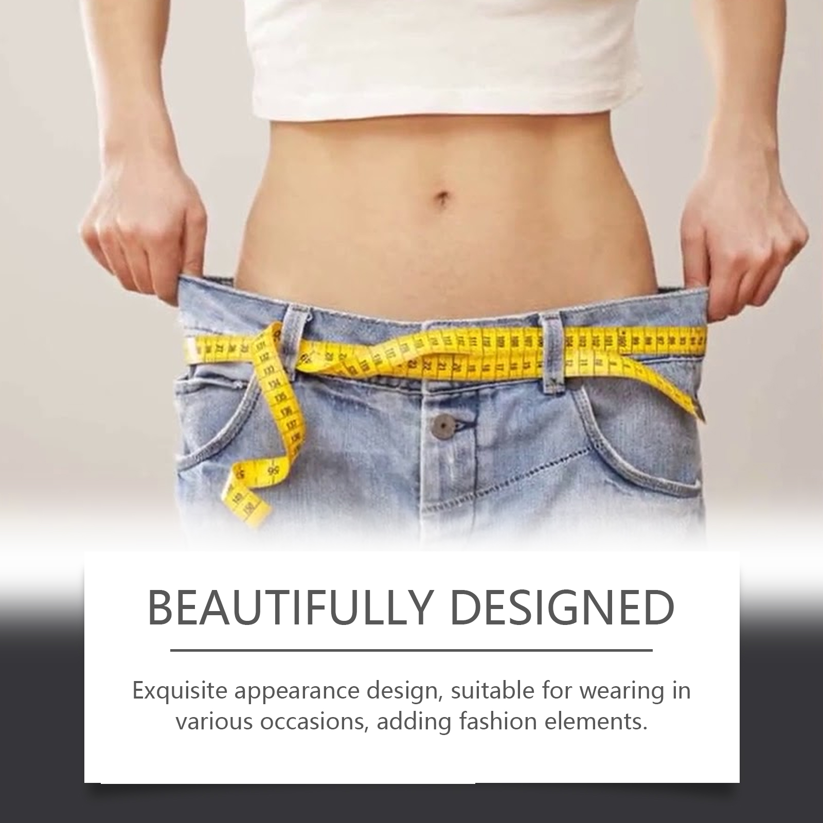 Gift-ready bracelet presentation with fashion styling