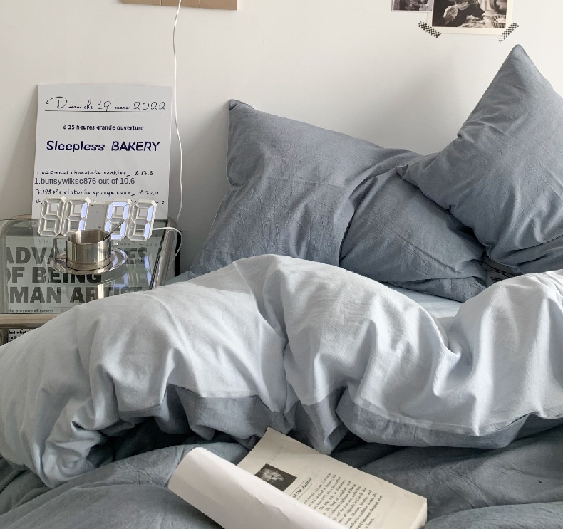 Solid Color Simple Four-Piece Set Flannel Quilt Cover - Summer Washed Cotton Bedding -Three-Piece Set, obors.com Solid Color Simple Four-Piece Set Flannel Quilt Cover - Summer Washed Cotton Bedding -Three-Piece Set, https://obors.com/product/solid-color-simple-four-piece-set-flannel-quilt-cover-summer-washed-cotton-bedding-three-piece-set/