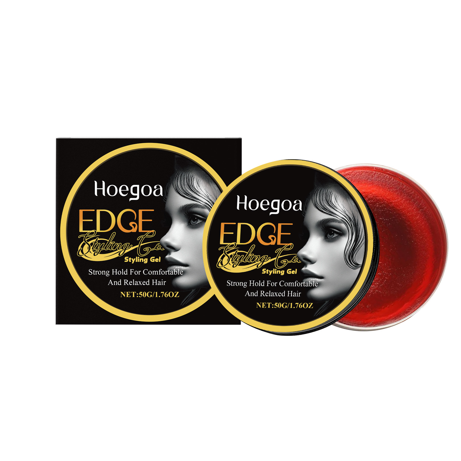 Hoegoa Broken Hair Styling Wax, Broken Hair Lanugo Styling Bangs Finishing Natural Gloss Treatment
