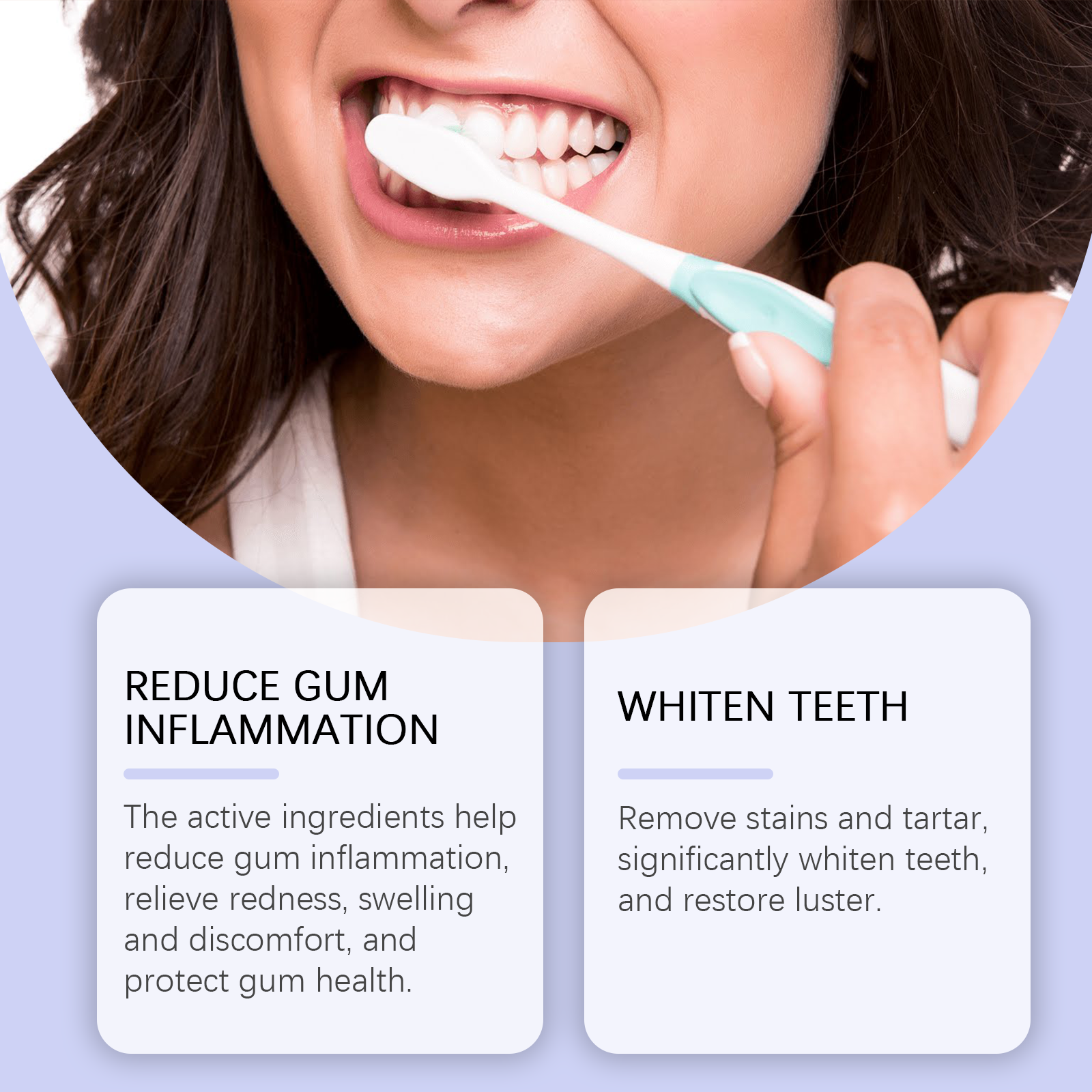 Toothpaste routine for fresh breath and white teeth