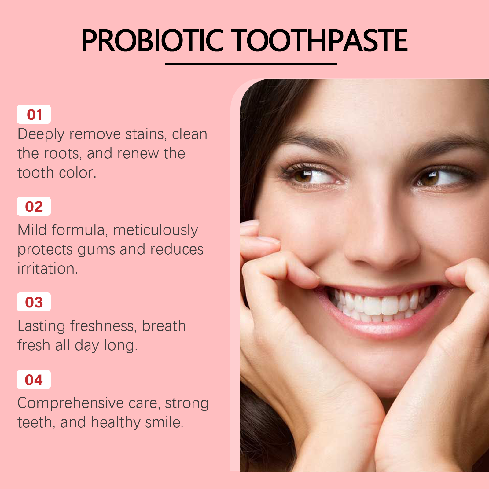 Oralhoe toothpaste surface stain care graphic