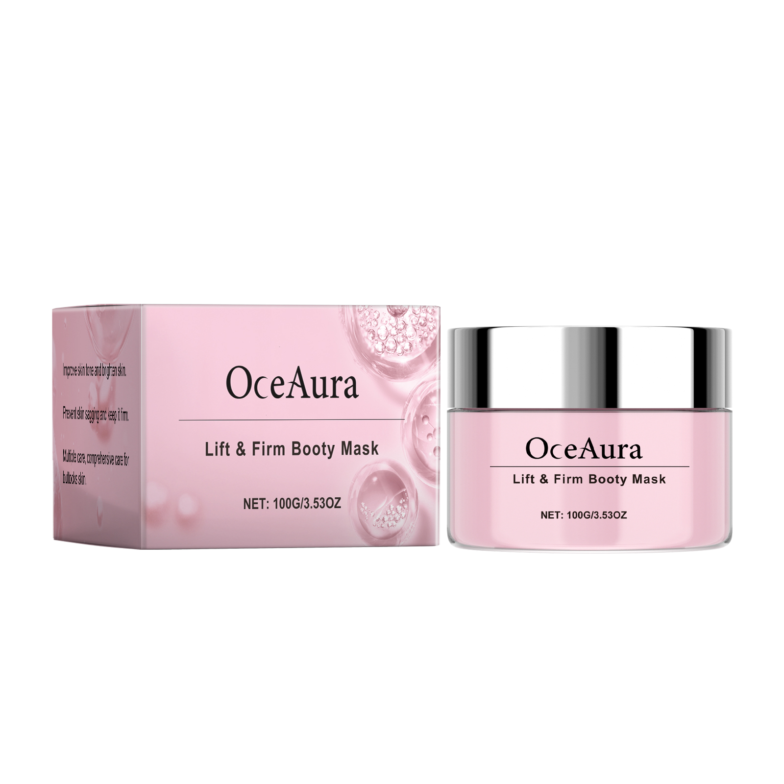 OceAura Butt Massage Cream Moisturizes And Moisturizes Butt Skin To Create A Curved Massage Cream
