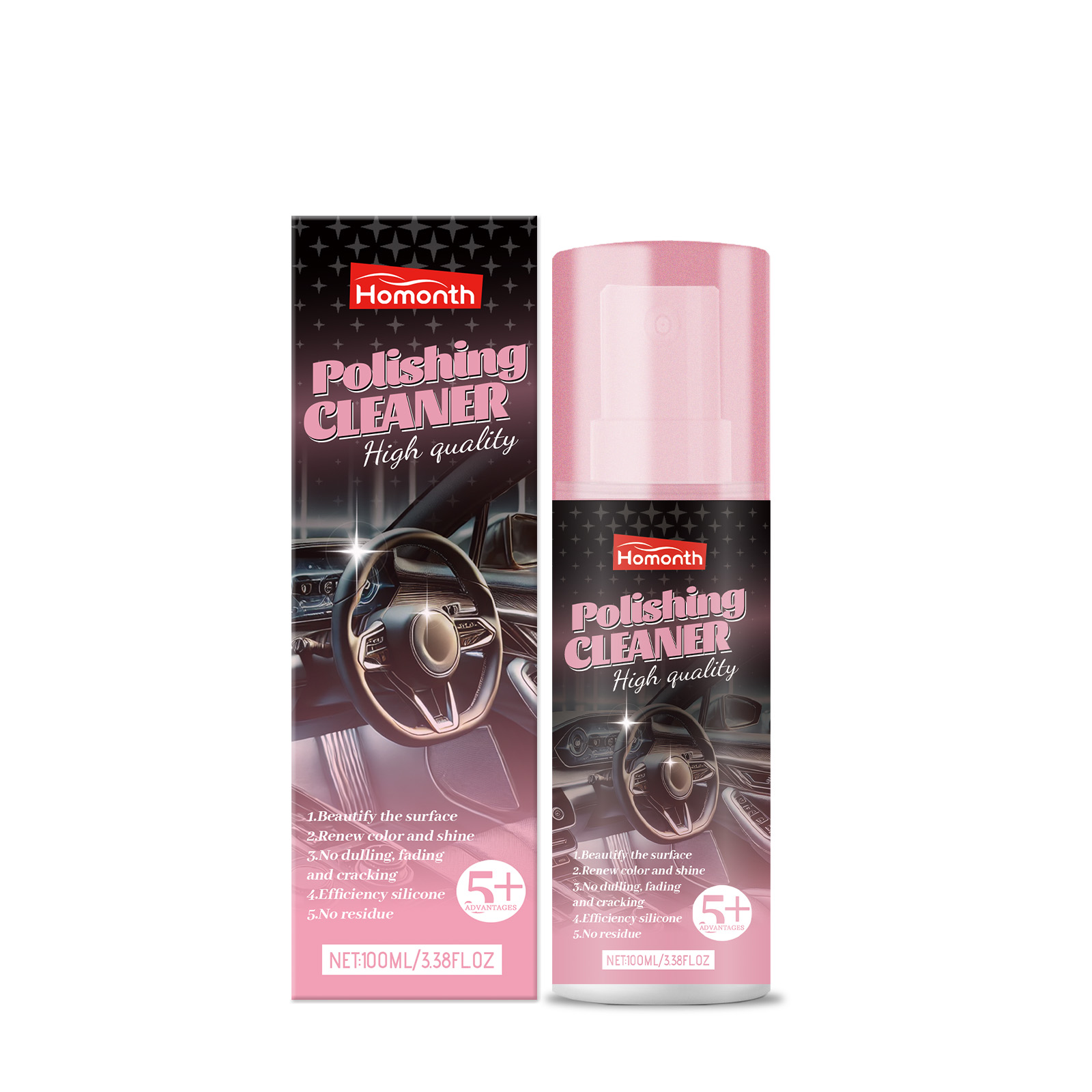 Homonth Car Interior Retreader, Car Leather Interior Care Re