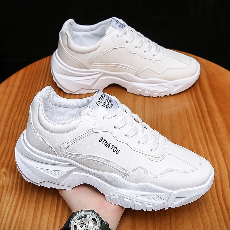 Men's Shoes Fashionable Casual Breathable Height-Enhancing Running Sports Dad Shoes image 7