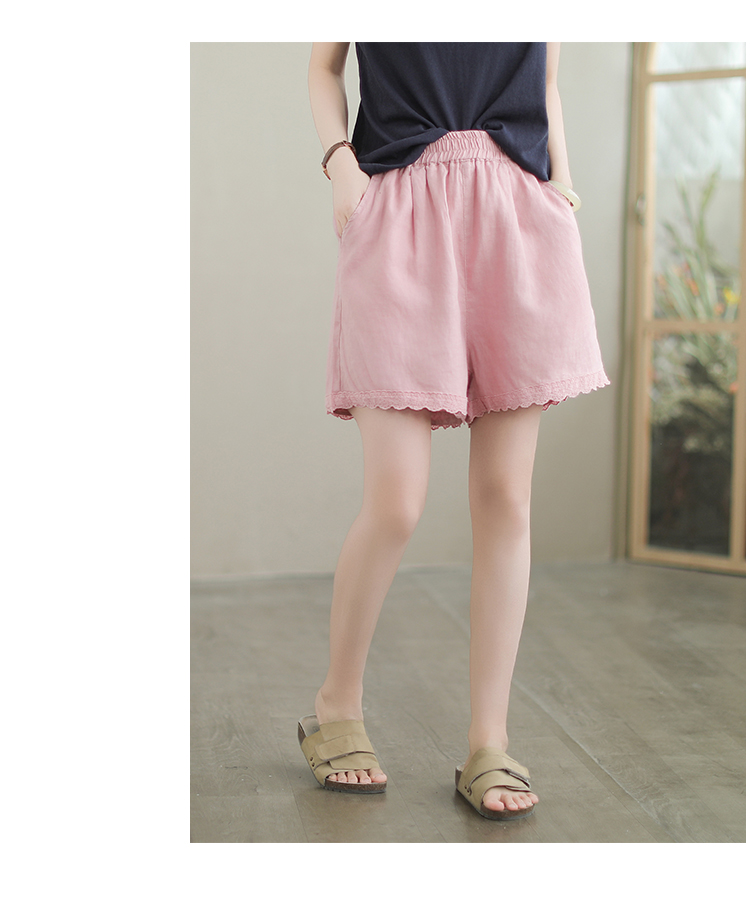 Linen Shorts Women Summer Fashion Casual Personality Women's Capri Pants 9995466DAD321F60E78193490EF83216