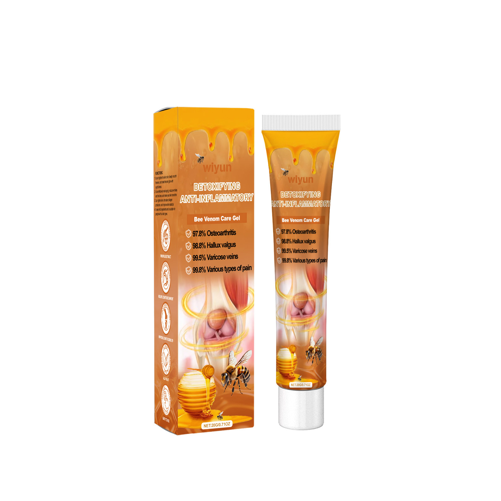 Wiyun Joint Care Gel Moisturizes And Massages Shoulders, Nec