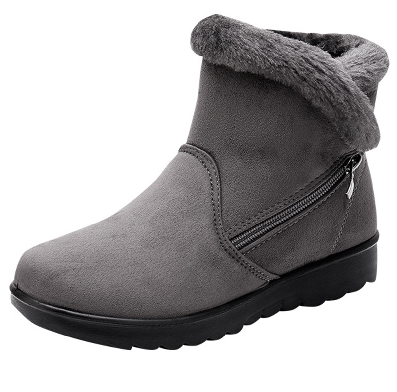 Women's warm cloth shoes, elderly snow boots image 3