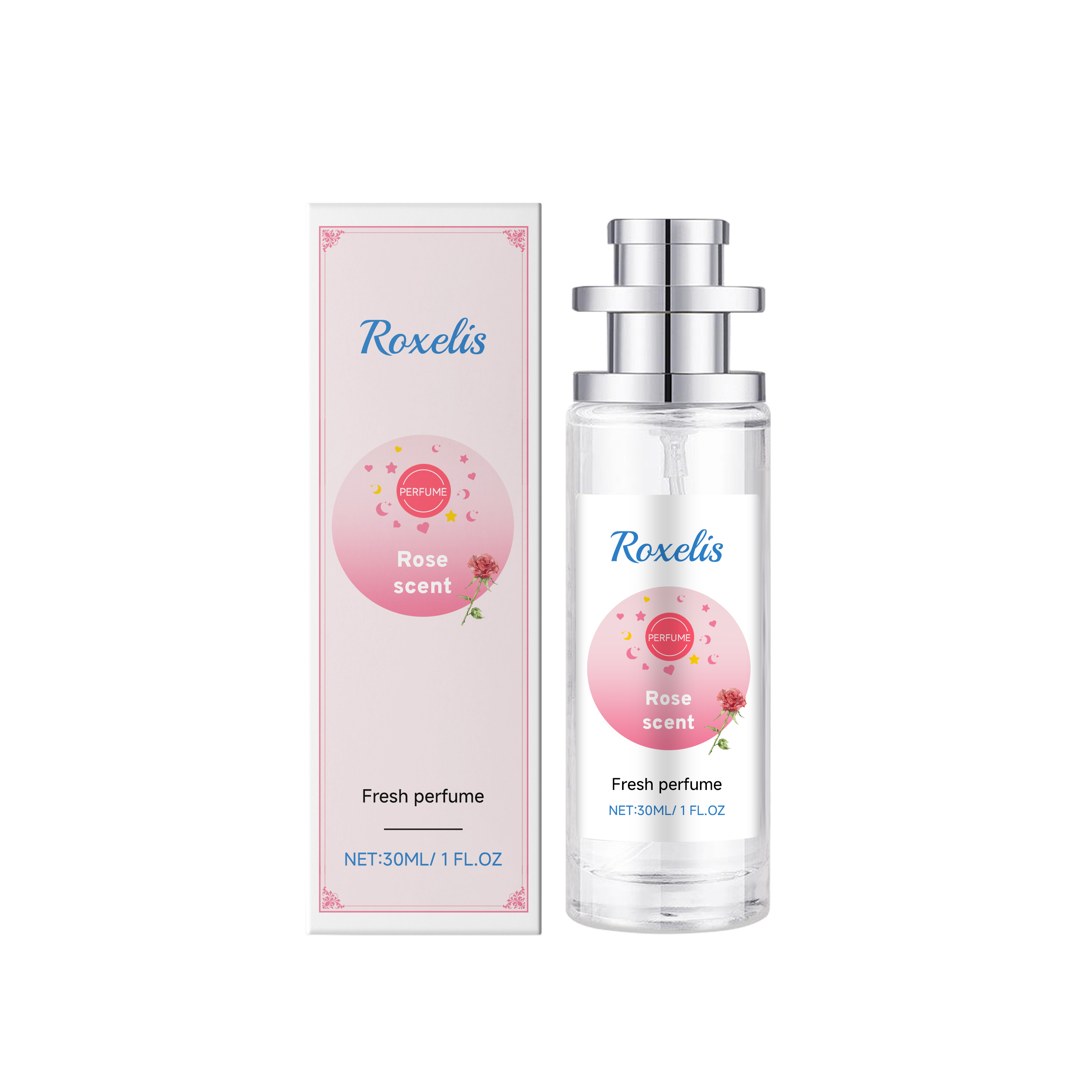 Roxelis Rose Pagoda Perfume, Lasting Fragrance Ladies Elegant And Fresh Exudes Unique Charm