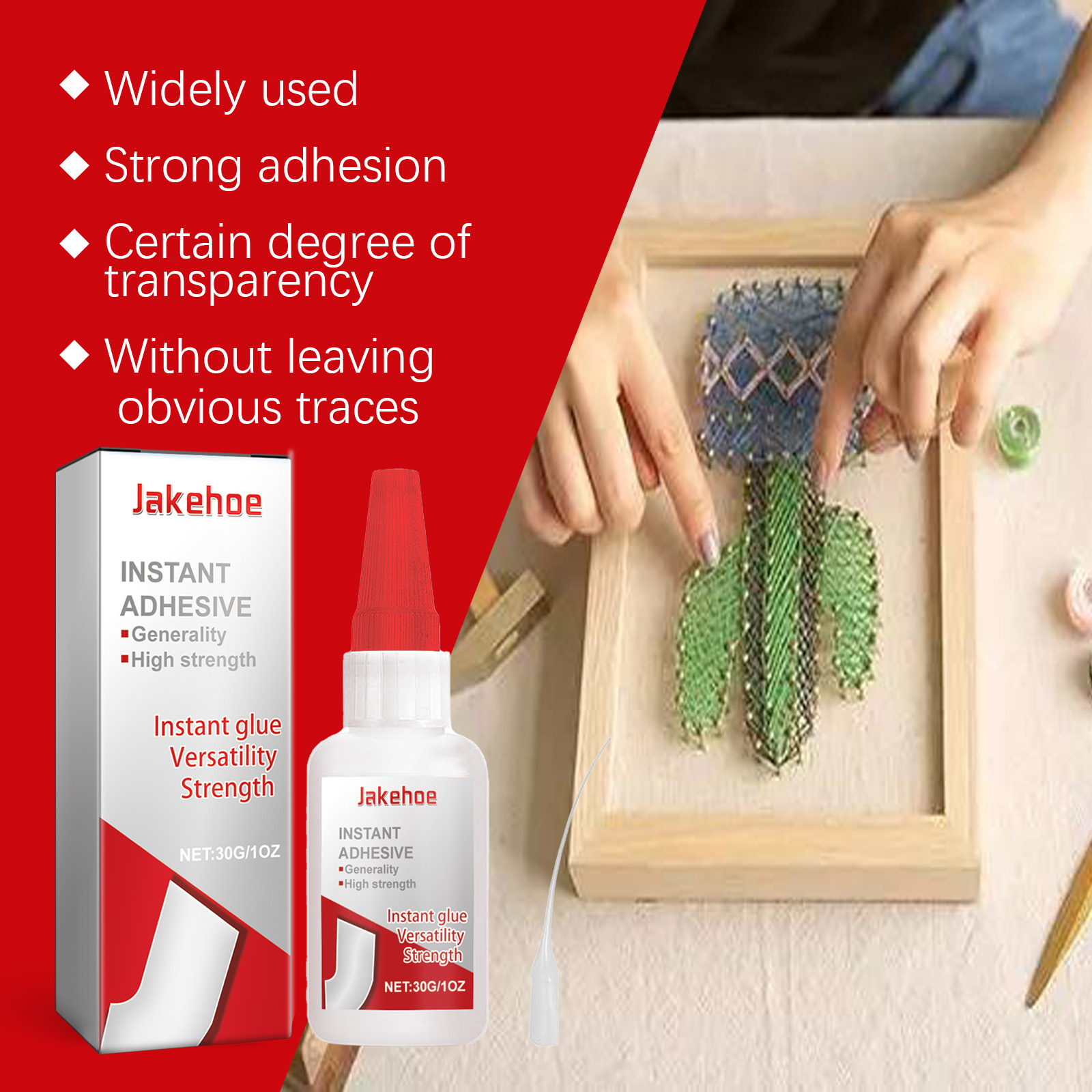 Adhesive beside jewelry and craft repair examples
