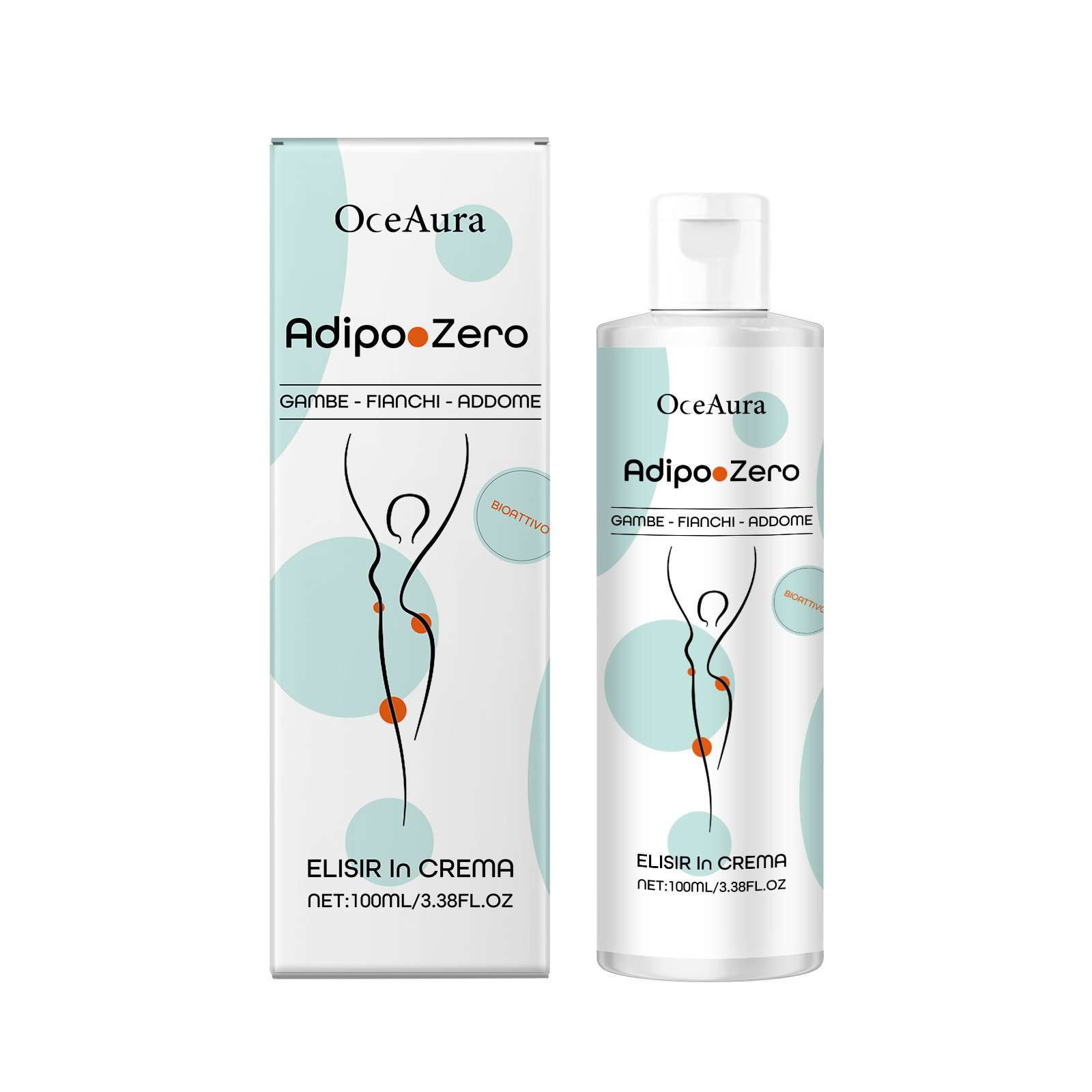 OceAura Body Care Cream Gentle Moisturizing Light Treatment All Over The Skin Nourishing Firming