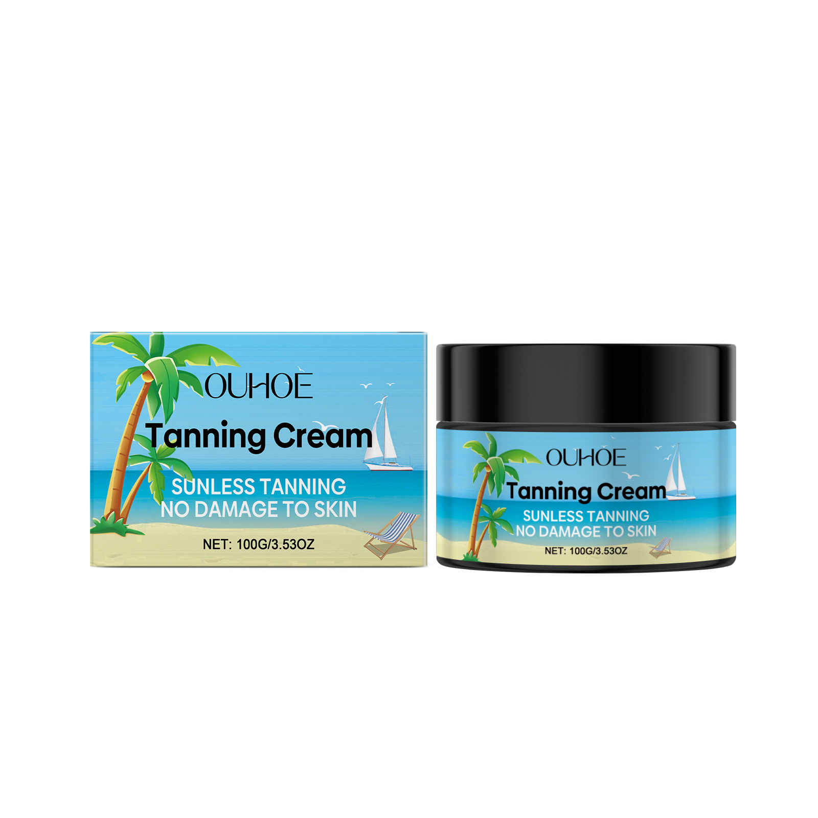 OUHOE Nourishing Skin Anti-Sunburn Anti-Tanning Tan Moisturizing And Gentle Care Skin Care