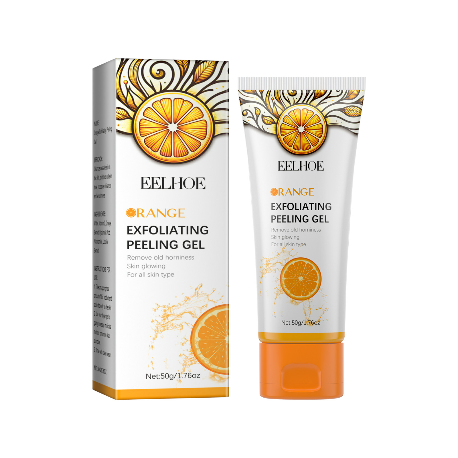 EELHOE Exfoliating Gel For Deep Cleansing, Anti-Acne Blackheads, Moisturizing Skin, Shrinking Pores