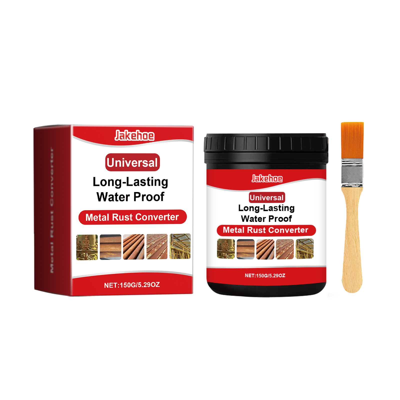 Jakehoe Metal Rust Conversion Agent Rust Removal Bright Protection Anticorrosive Conversion Retrofit