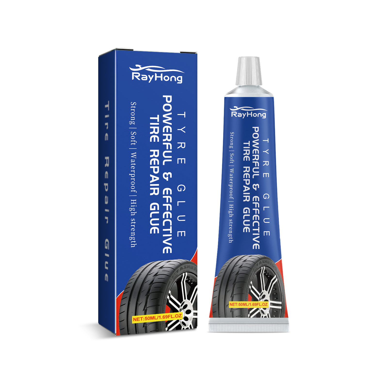 Rayhong Tire Repair Glue, Repair Car Tire Side Cracks And Sc