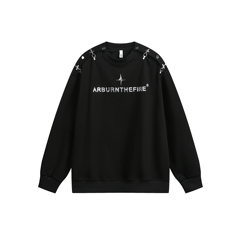 Hoodie with model wearing it