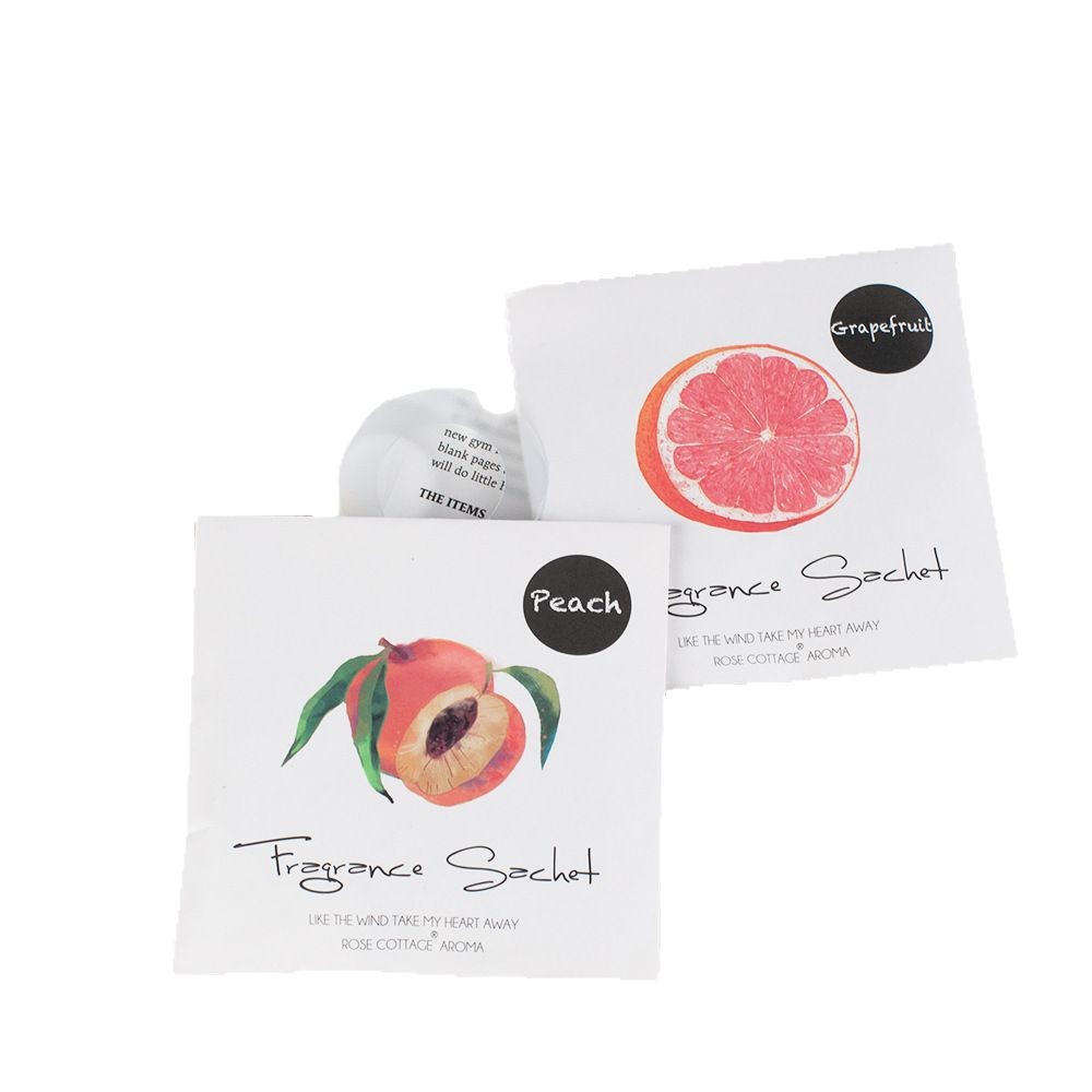 Paper Bag Fruit Scented Sachet for Dormitory Home Deodorization, Wardrobe Shoe Clothing Box Odor Removal and Fragrance Dispersion