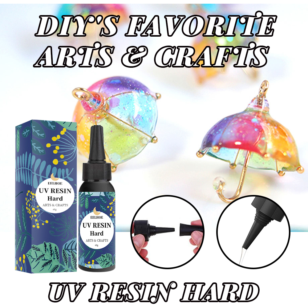 Precision resin bottle with colorful umbrella-shaped crafts