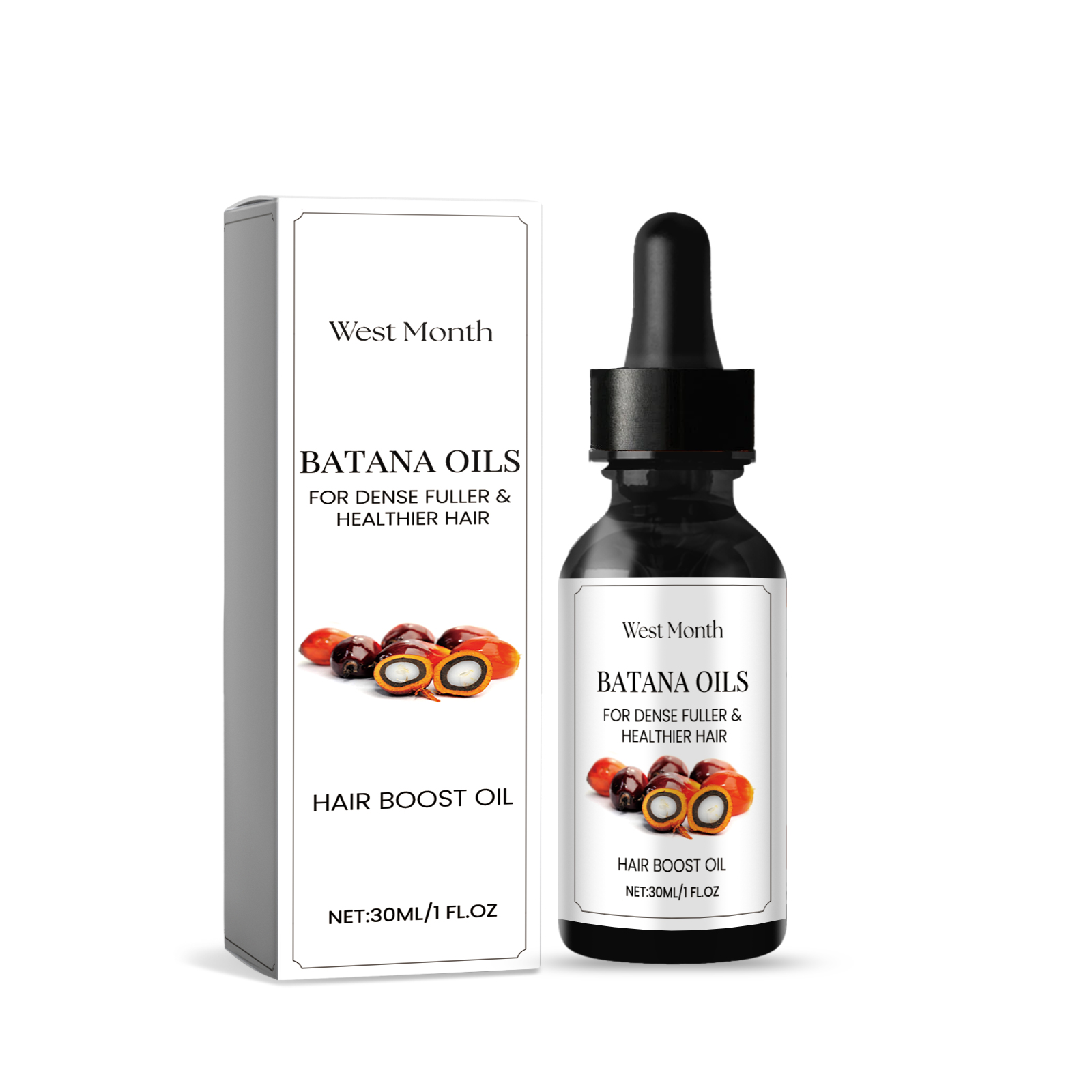 West&Month Batana Hair Care Essential Oil Softens Hair, Nourishes And Hydrates Hydrating Care Oil