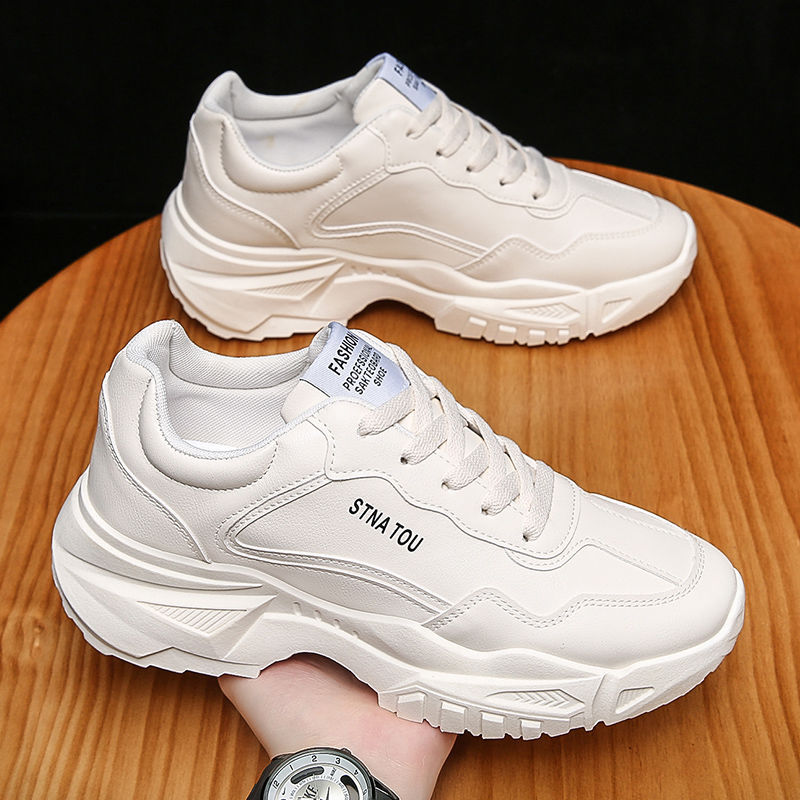 Men's Shoes Fashionable Casual Breathable Height-Enhancing Running Sports Dad Shoes image 3