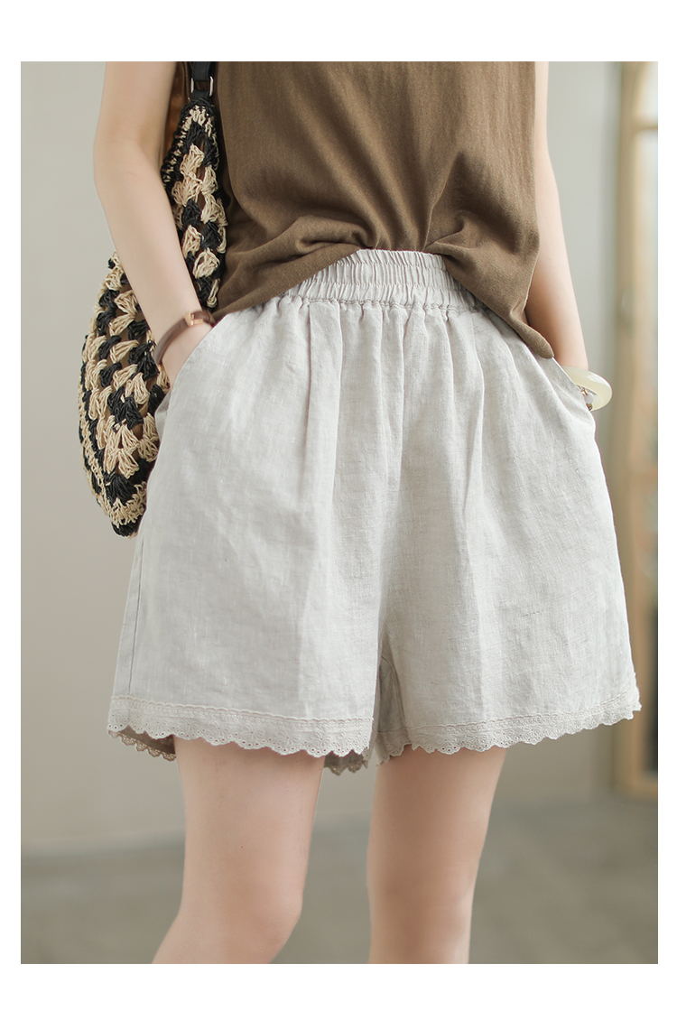 Linen Shorts Women Summer Fashion Casual Personality Women's Capri Pants BF6E72DD6BBC11ABB780C54B1FD0CED2