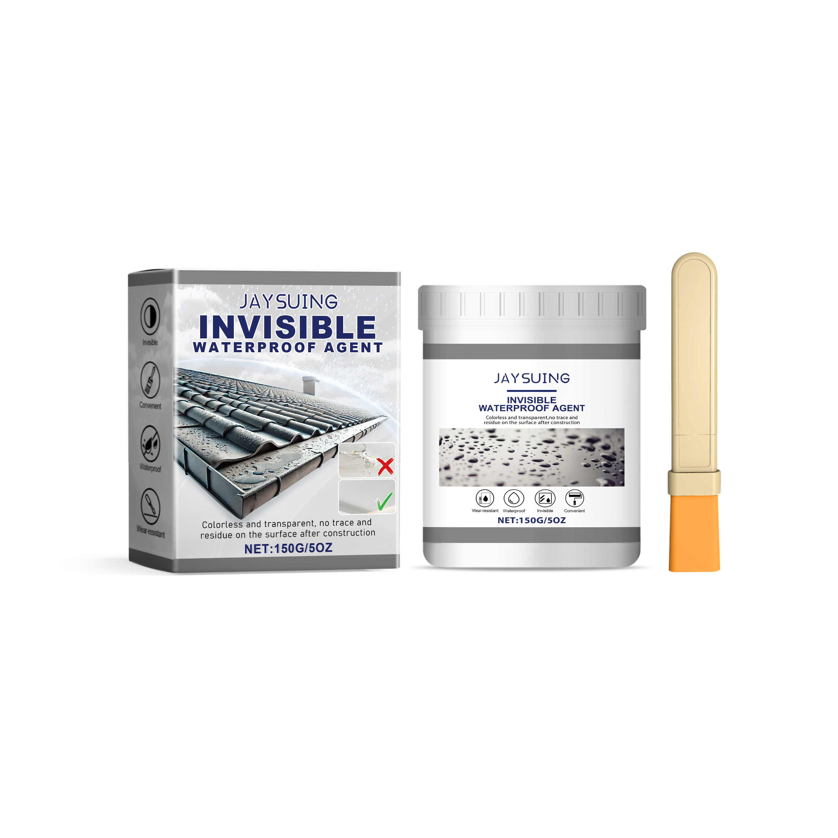 Youdaoplaceholder0 Transparent Waterproof Glue, Home Durable Easy Adhesive Floor Tiles Transparent