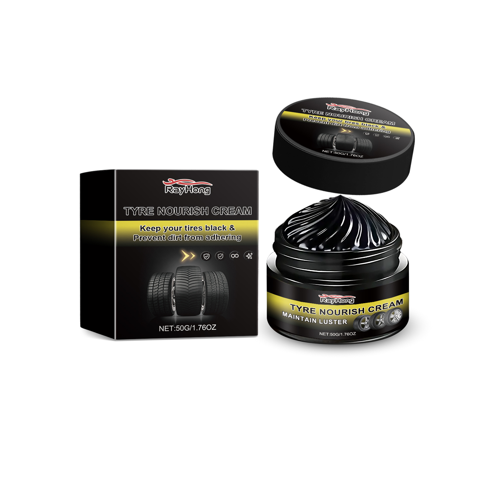 Rayhong Car Tire Retreading Wax, Durable Protection Against 