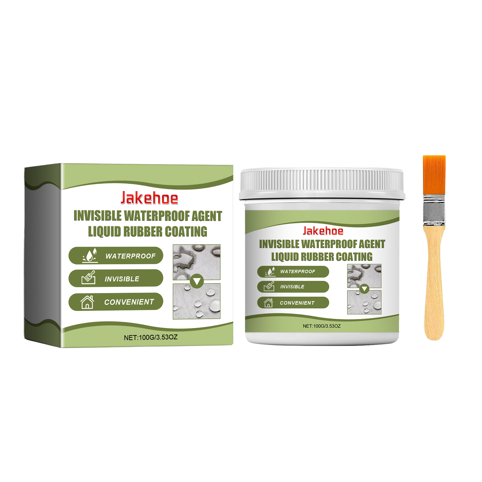 Jakehoe Invisible Waterproof Sealant Waterproof Invisible Glue Seals Household Smash Free Brick