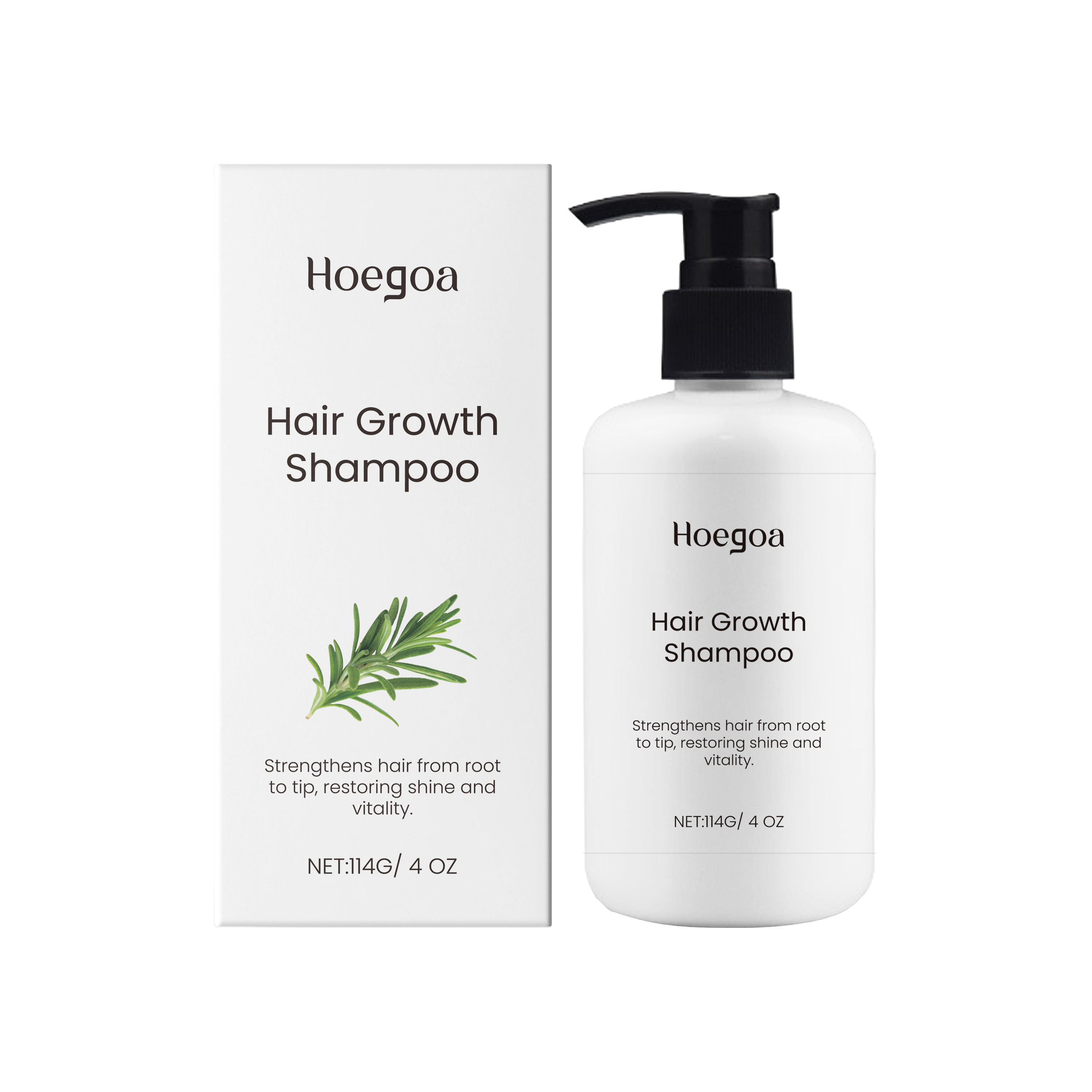 Hoegoa Shampoo Gentle Shampoo Oil Control Anti-Dandruff Fluffy Soft Cleansing Scalp