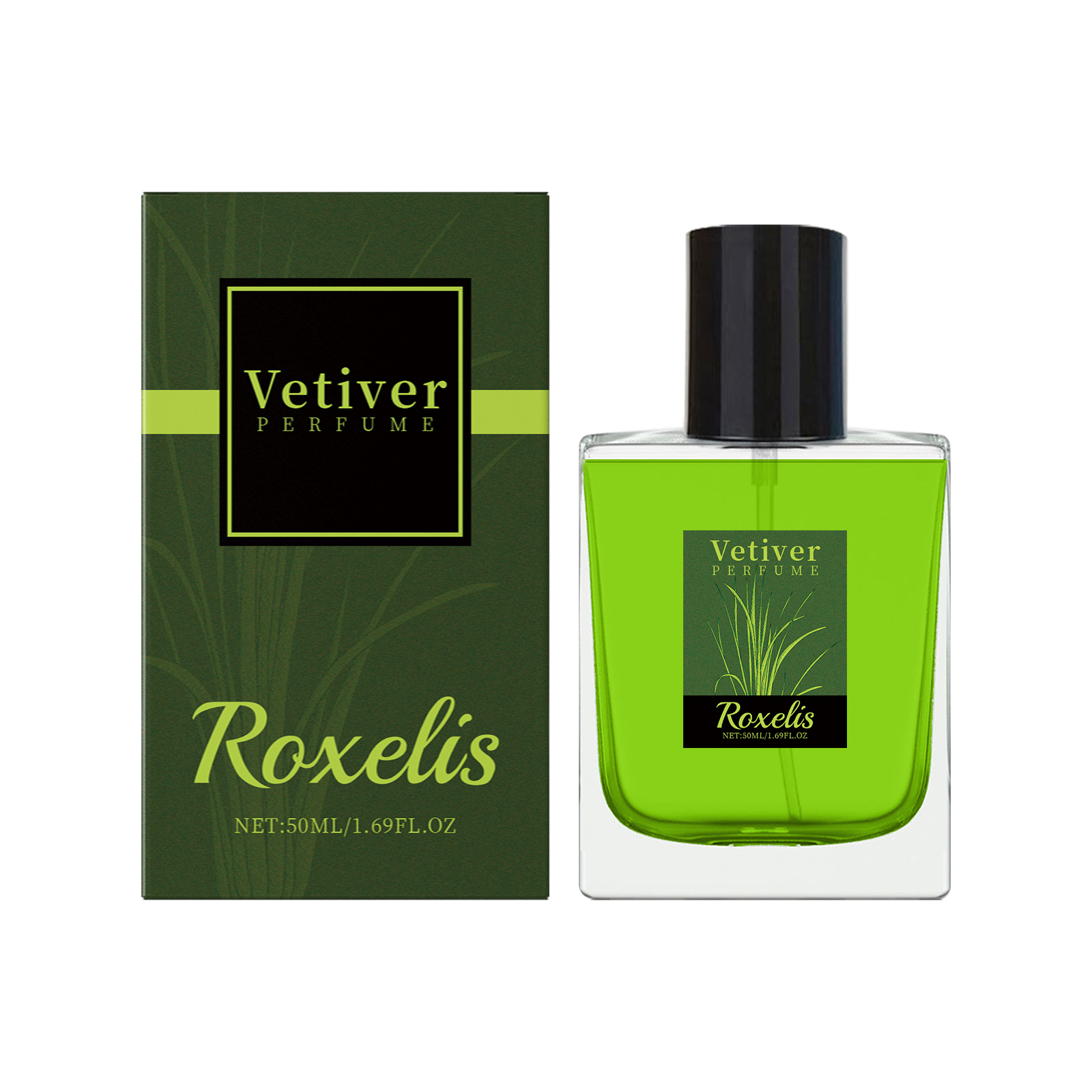 Roxelis Vetiver Fresh Perfume Exudes Charm Natural Fresh Ele