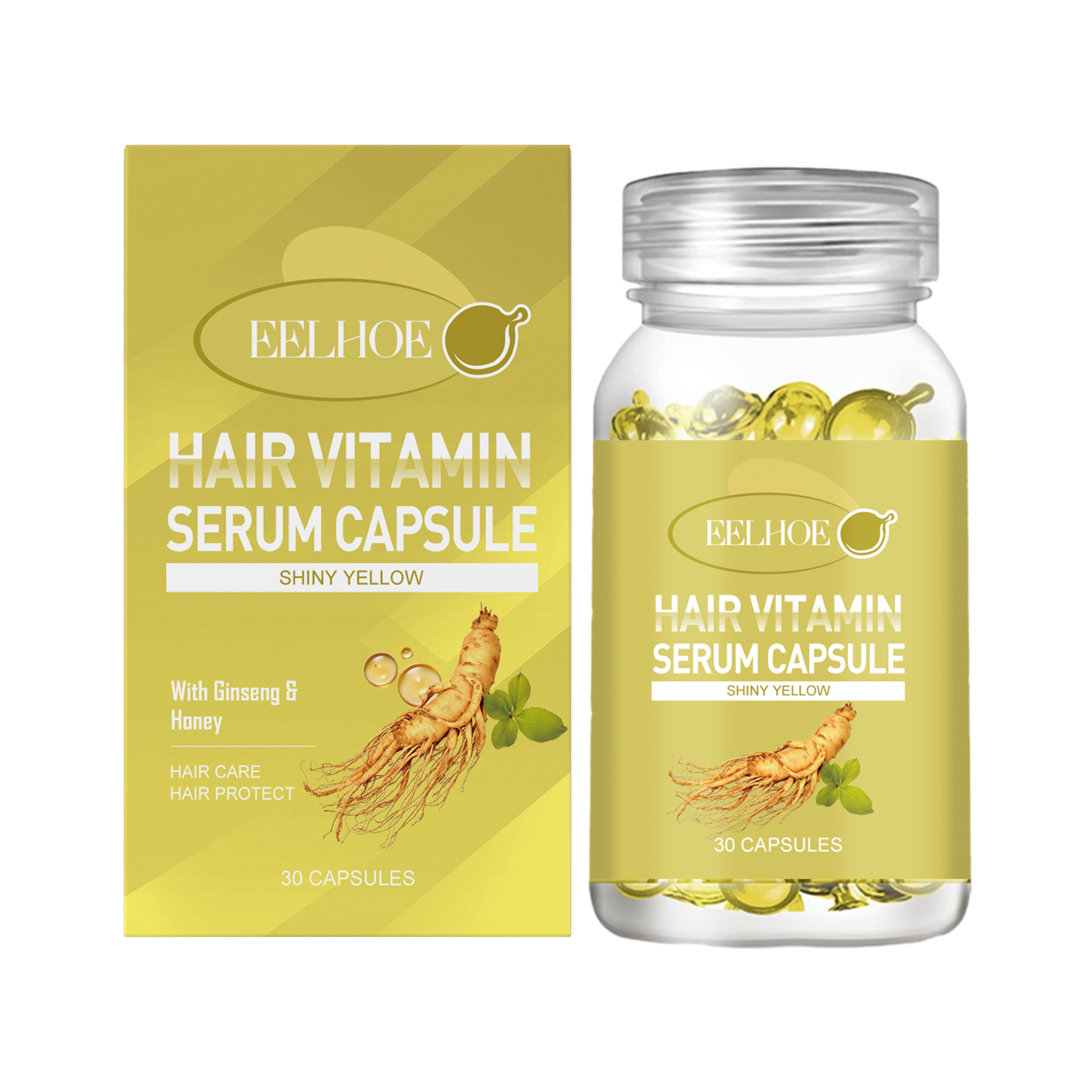 EELHOE Hair Essential Oil Capsule Scalp Care To Improve Dry Hair And Smooth Care Essential Oil