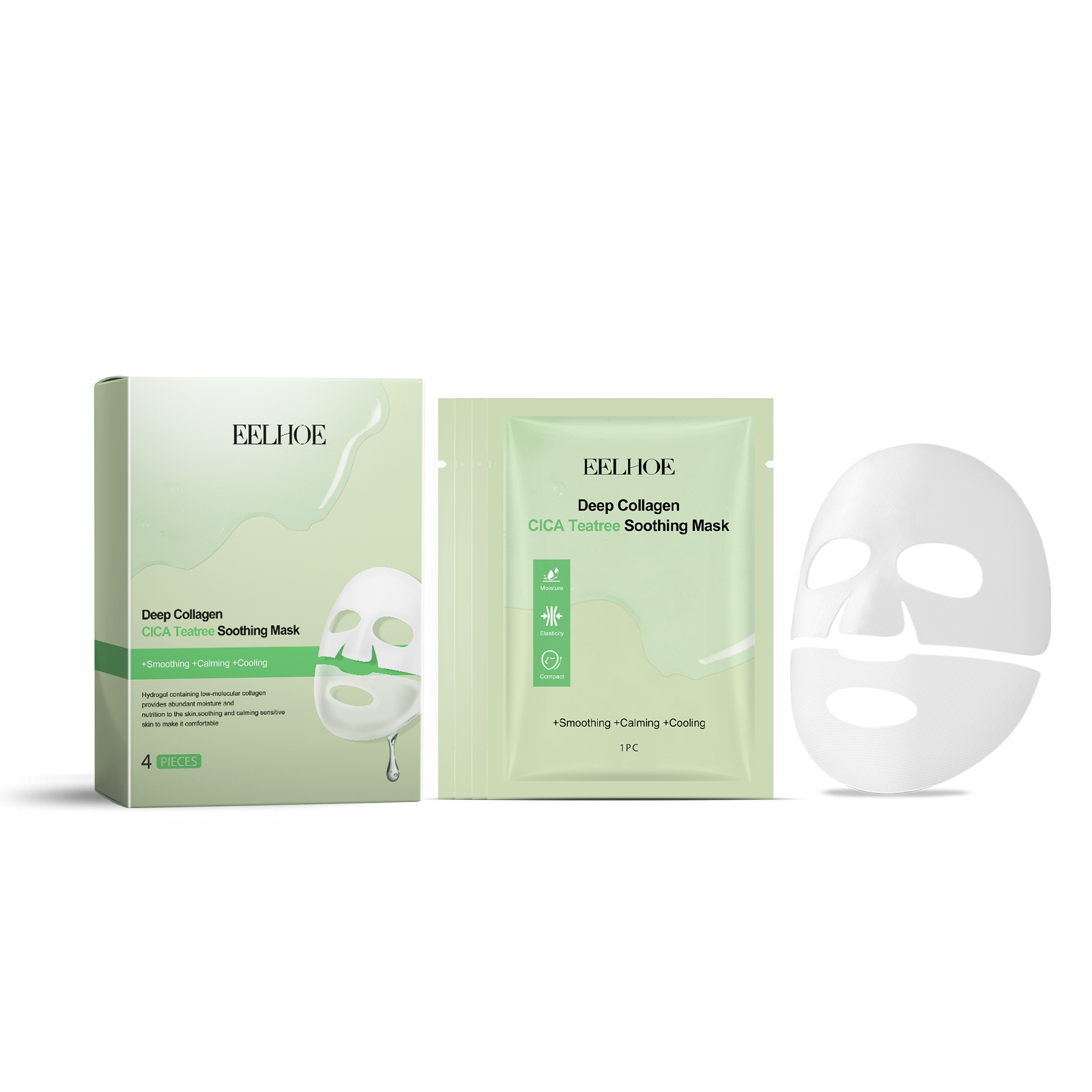 EELHOE Collagen Tea Tree Skin Care Mask (Box Set) Hydrating, Moisturizing And Caring For The Skin