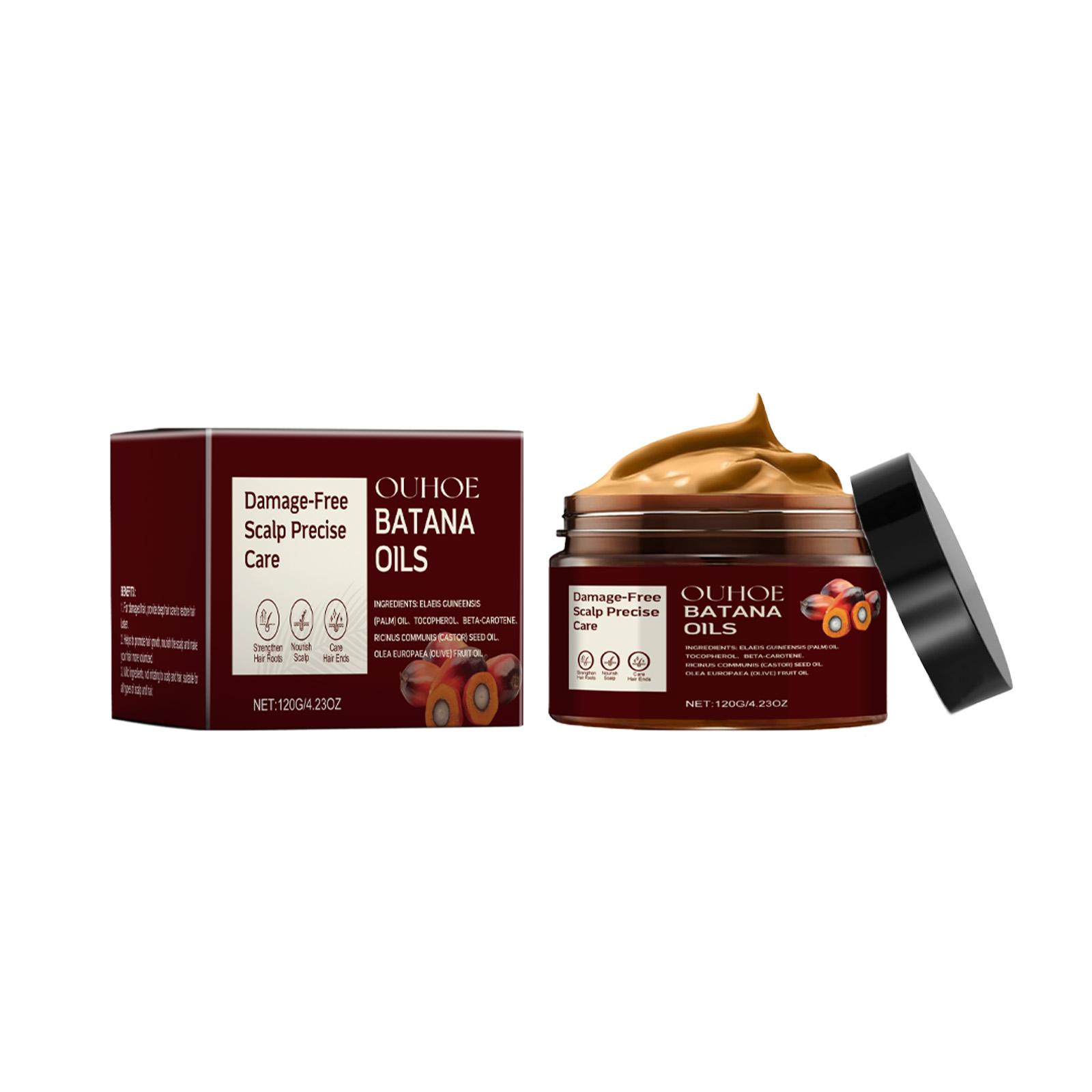 OUHOE Batana Hair Care Mask Nourishes Hair And Restores Dry At The End