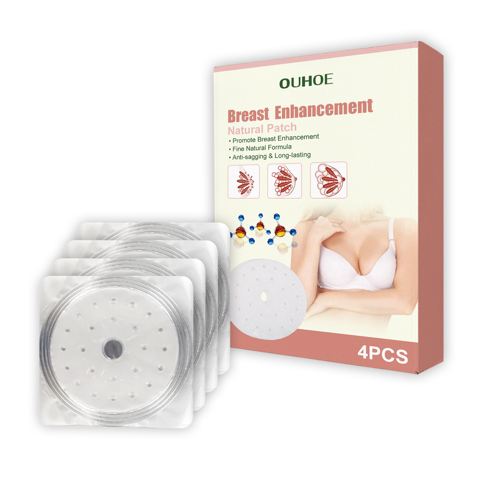 OUHOE Breast Stick, Anti-Sagging Plump Firming Breast Beauty And Care Stick