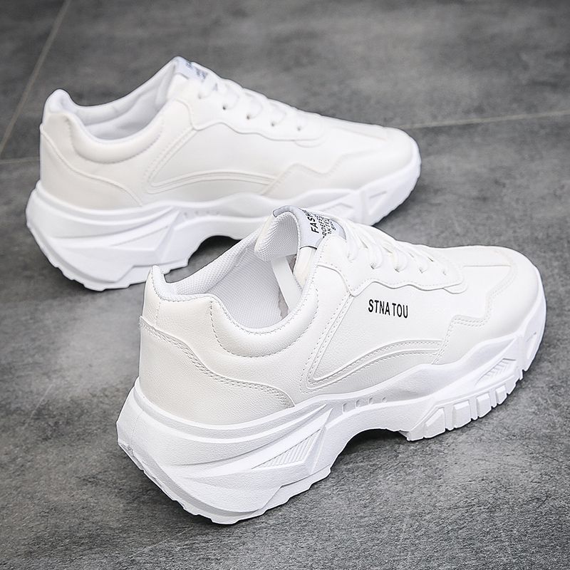 Men's Shoes Fashionable Casual Breathable Height-Enhancing Running Sports Dad Shoes image 4