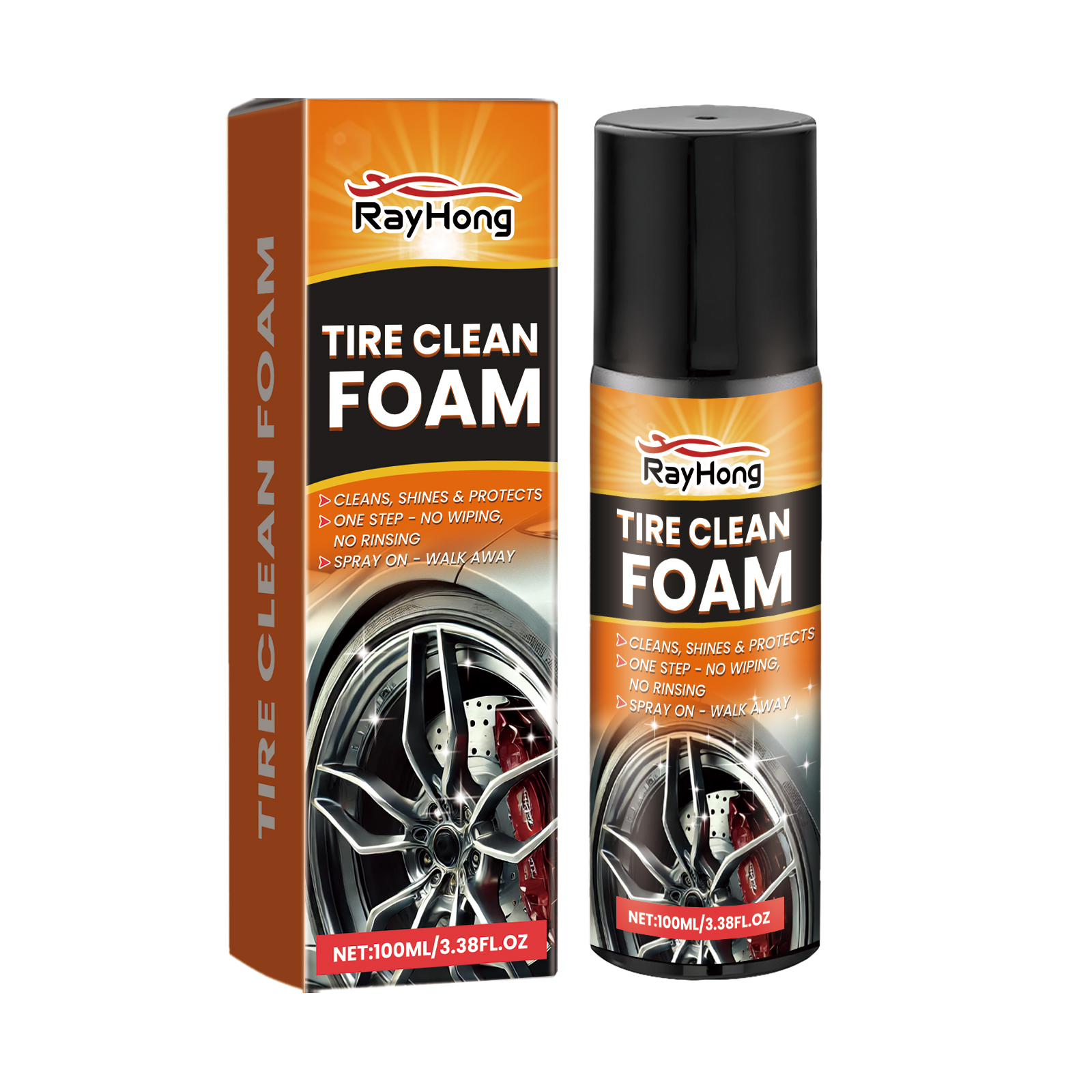 Rayhong Automobile Wheel Cleaner Automobile Tire Rim Cleanin