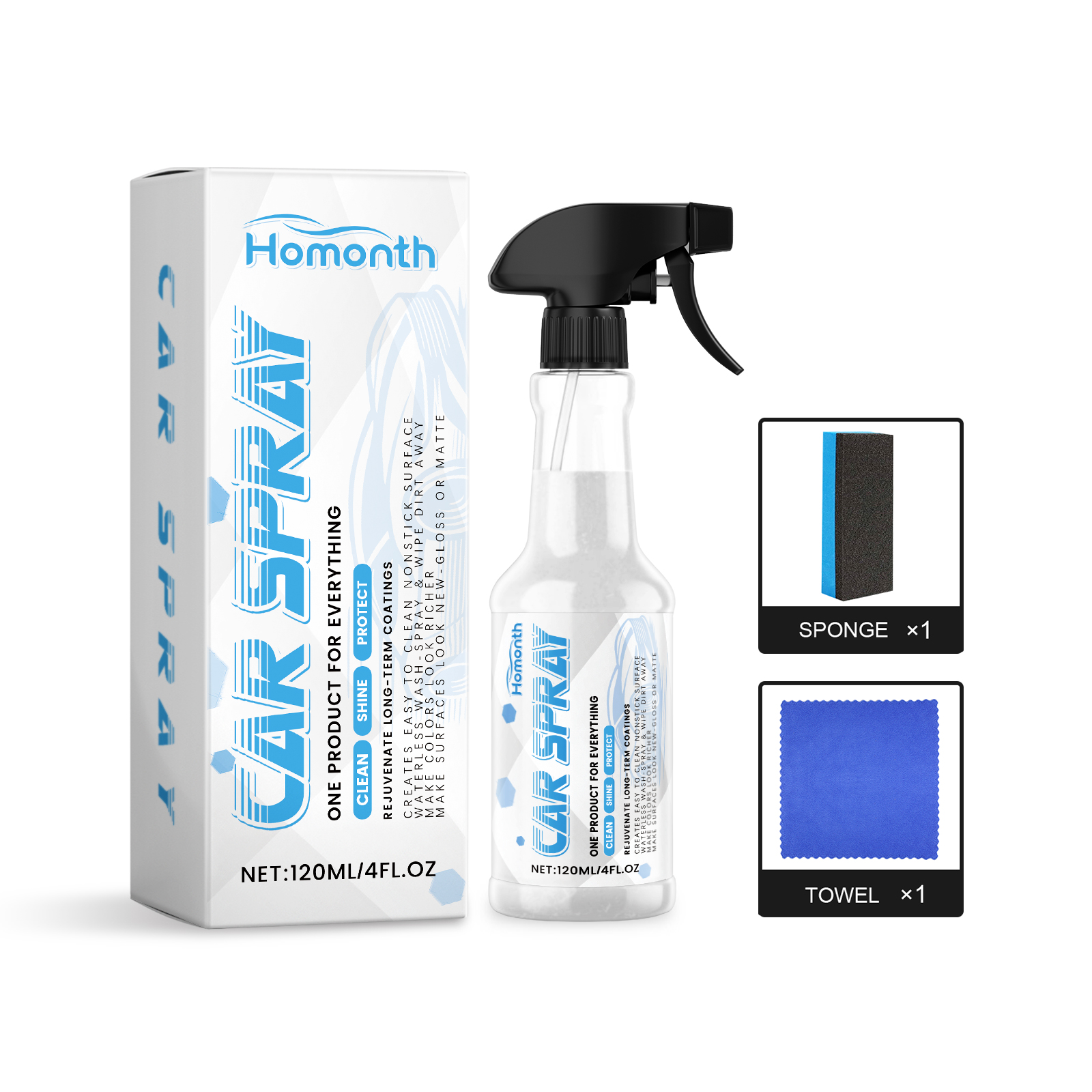 Homonth Multifunctional Coating Spray Set, Automotive Paint 