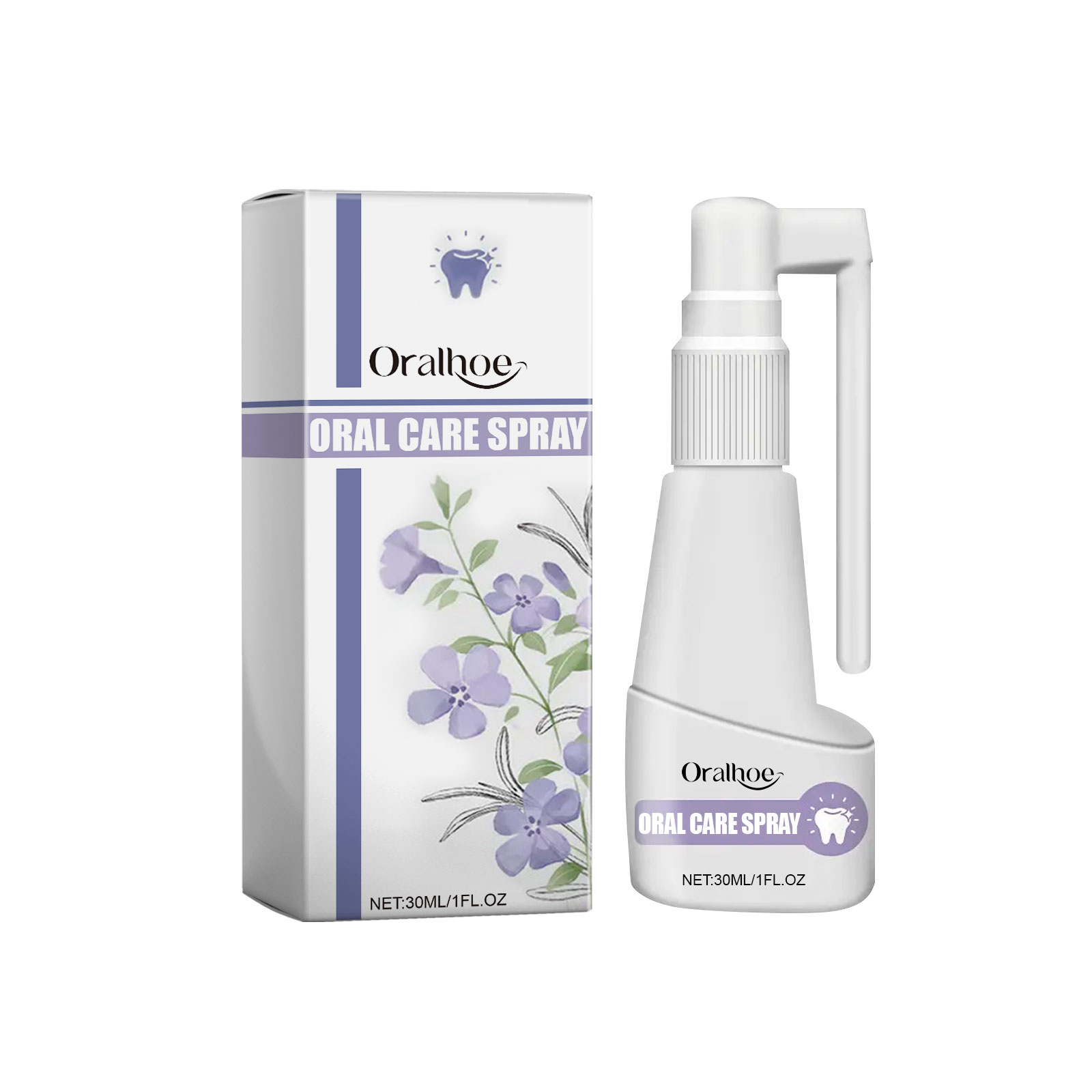 Oralhoe Oral Care Spray, Freshening Breath, Cleaning Odors, Relieving Discomfort And Enhancing Oral