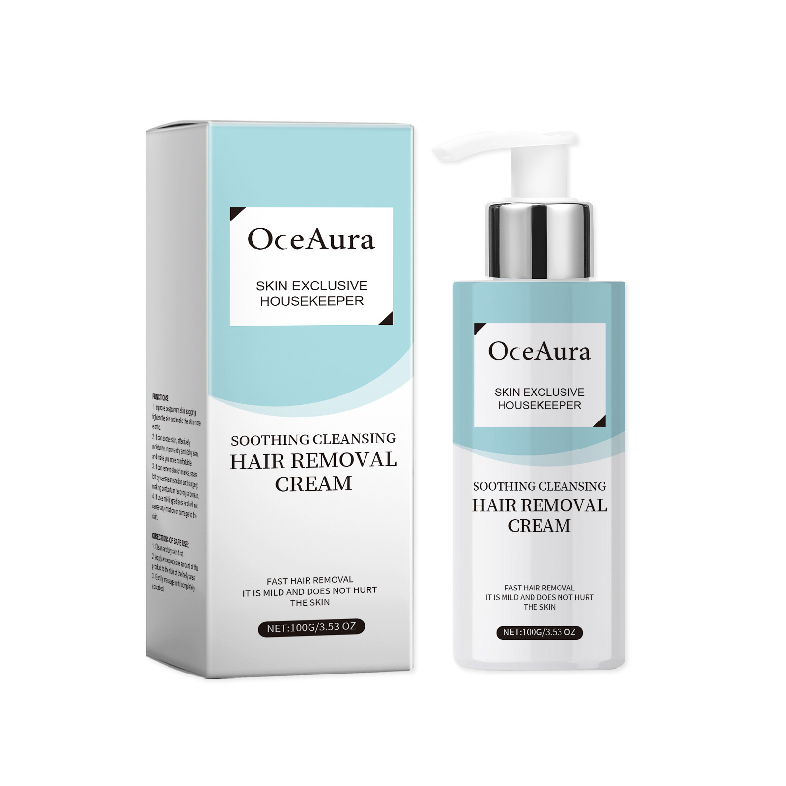 Oceaura Gentle Treatment Hair Removal Cream Armpit Leg Armpit Leg Hair All Body Removal Treatment