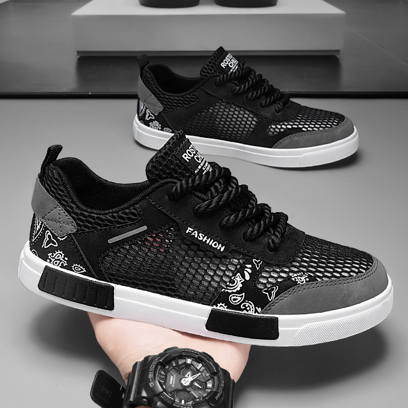 Hollow Sneakers Men Comfortable Mesh Shoes Lightweight Trendy Versatile Casual Shoes image 7