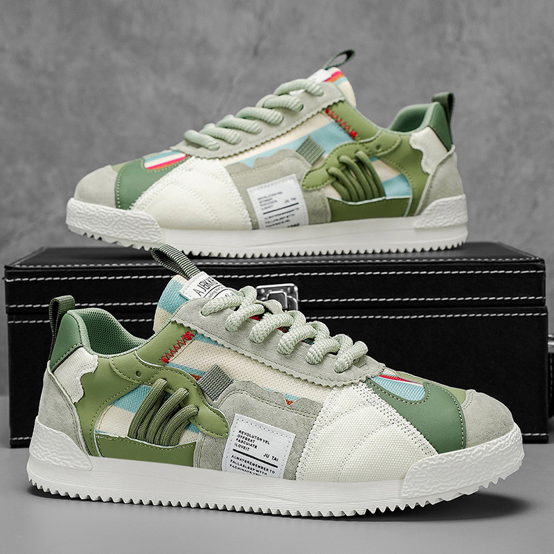 Thin Multi-Dopamine Agan Shoes Men's Mesh Breathable Versatile Casual Sports Sneakers