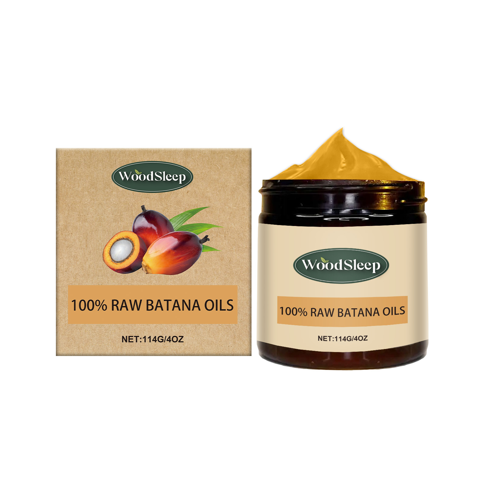 WoodSleep Batana Oil Hair Care Cream, Soft, Nourishing And Hydrating Dry Hair Care Cream