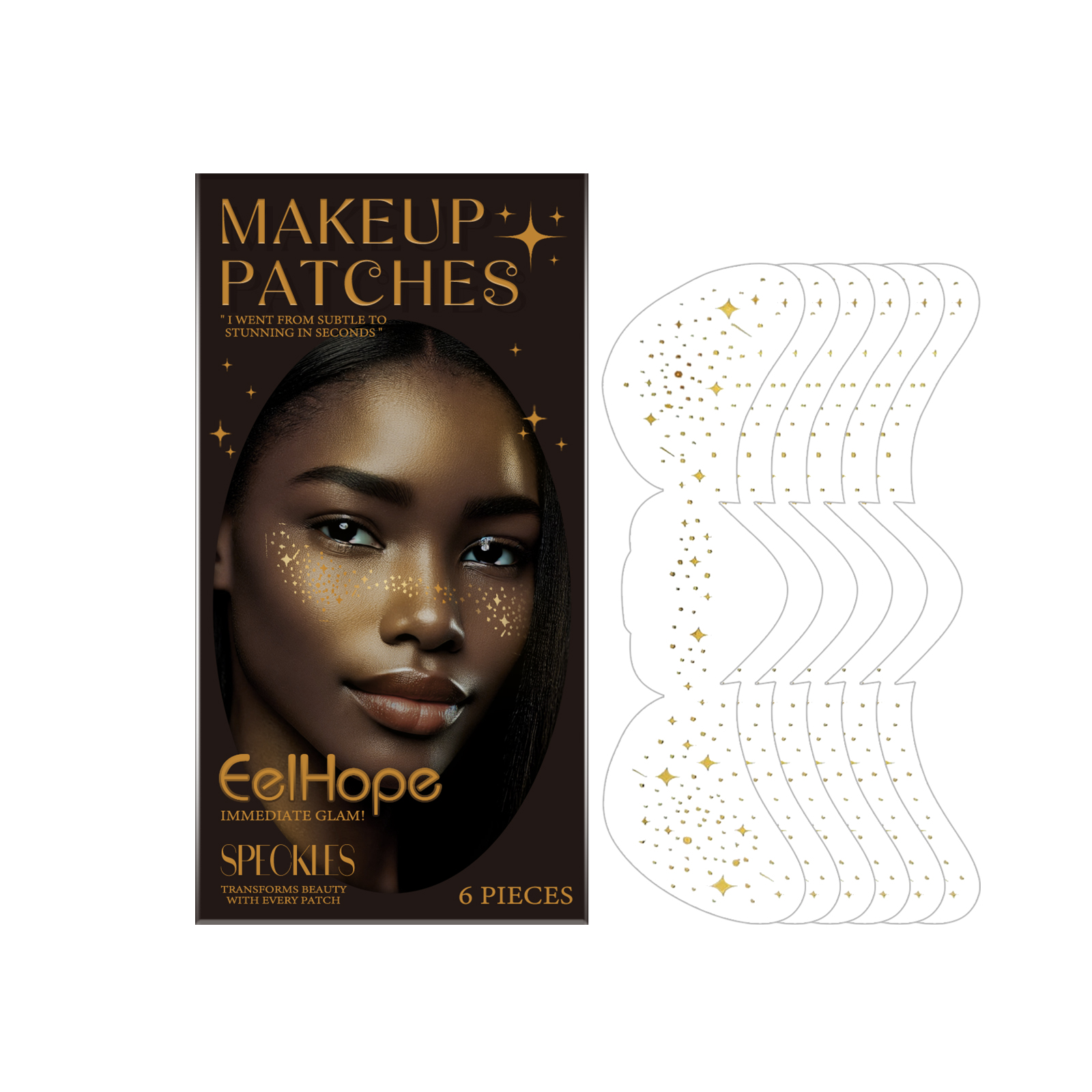 Eelhope Party Freckle Tattoo Stickers Create Natural Freckle