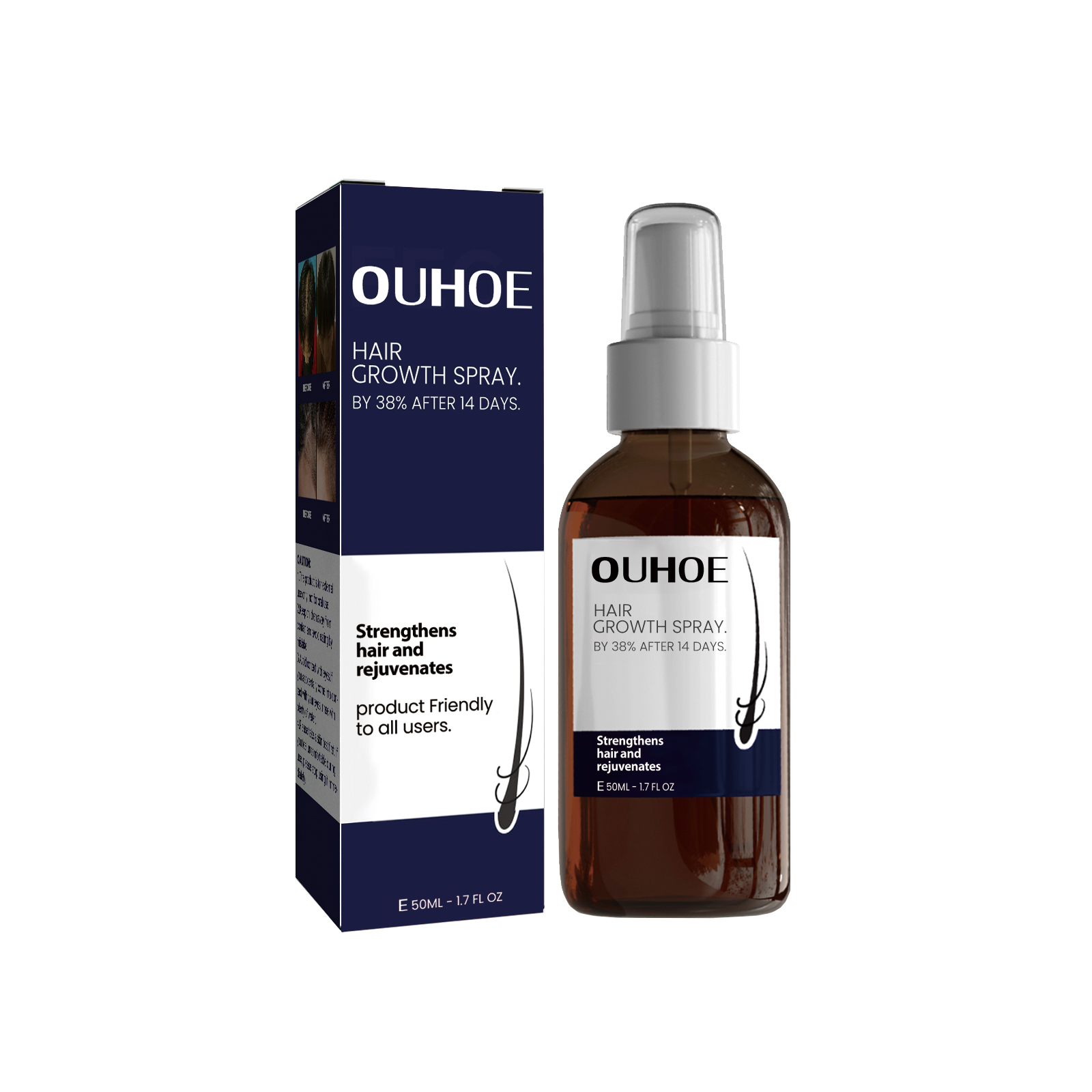 OUHOE Hair Treatment Spray Strengthens Hair, Moisturizes Improves Dry And Irritated And Hydrates