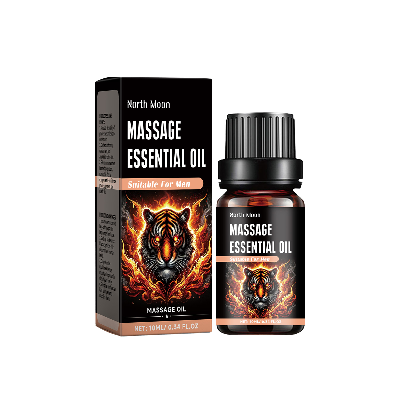 North Moon Male Massage Essential Oil Daily Moisturizing Moisturizing Body Massage Male Gentle Care