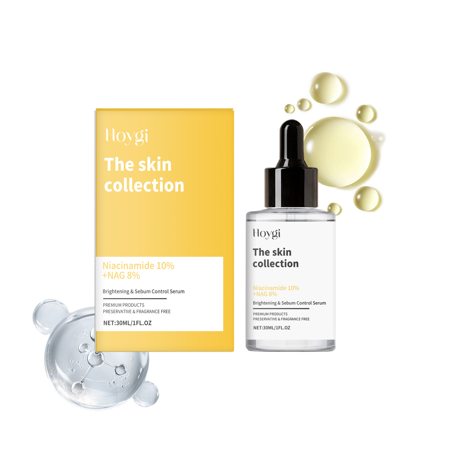 Hoygi Nicotinamide Serum Brightening Skin, Moisturizing And Hydrating Face Serum