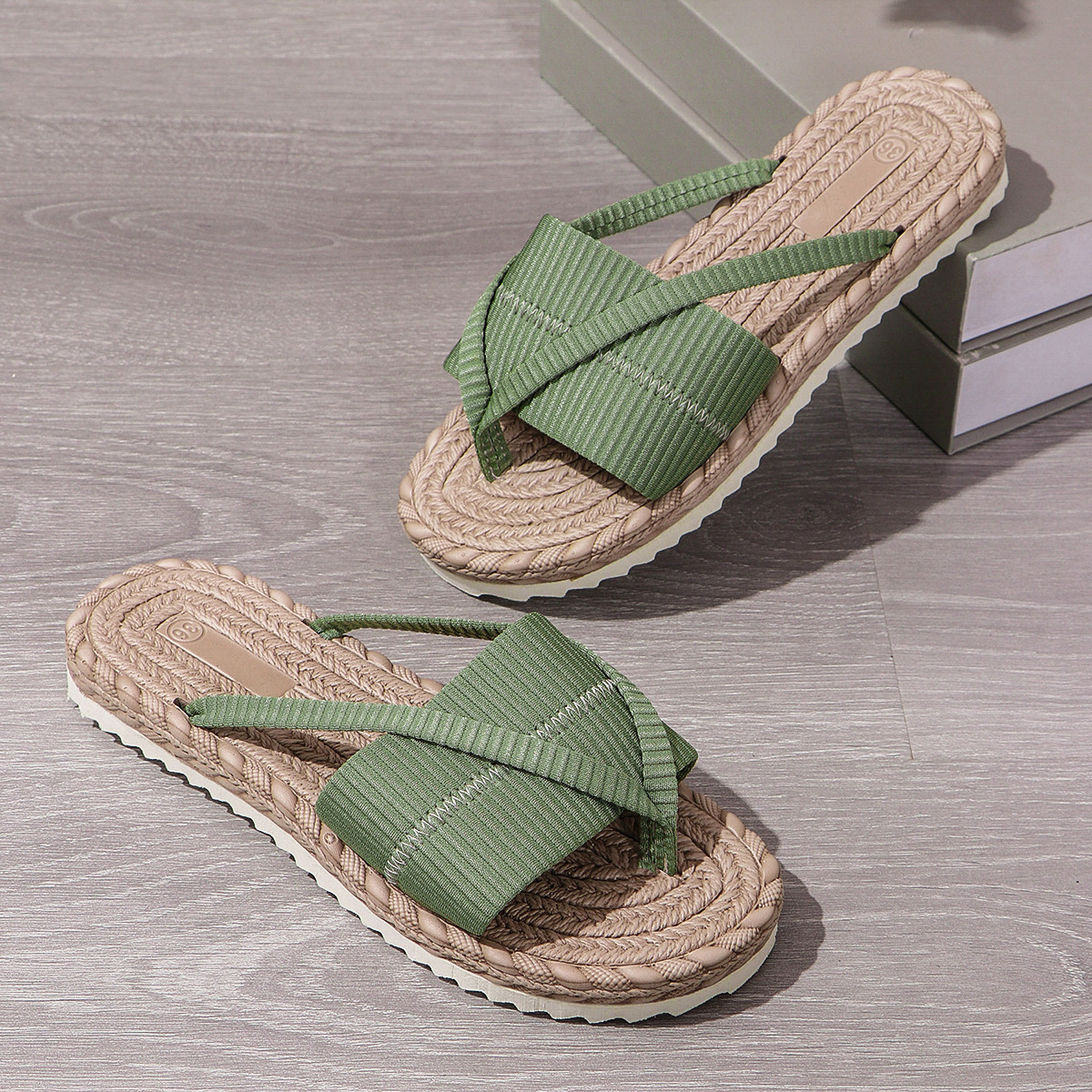 Women's Beach Vacation Sandals Toe-Strap Flip-Flops Slipper image 4