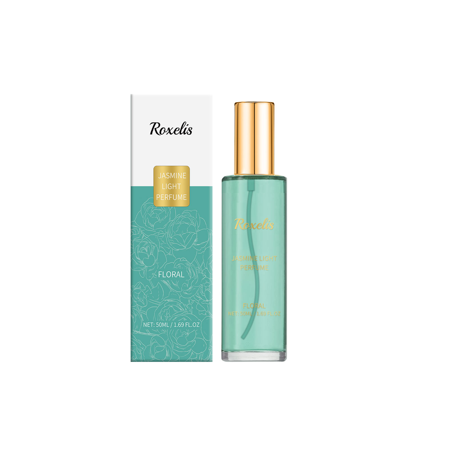 Roxelis Jasmine Perfume Natural Fresh Light Elegant Atmosphere Romantic Lasting Fragrance Portable