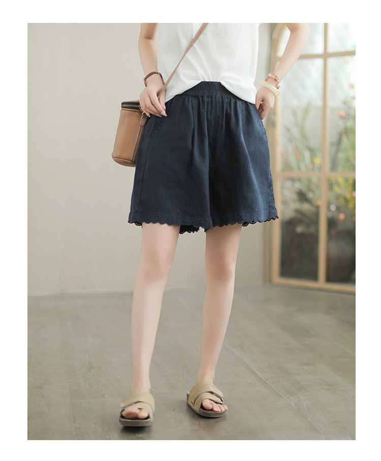 Linen Shorts Women Summer Fashion Casual Personality Women's Capri Pants FDA8B138130FB759783101E908968992