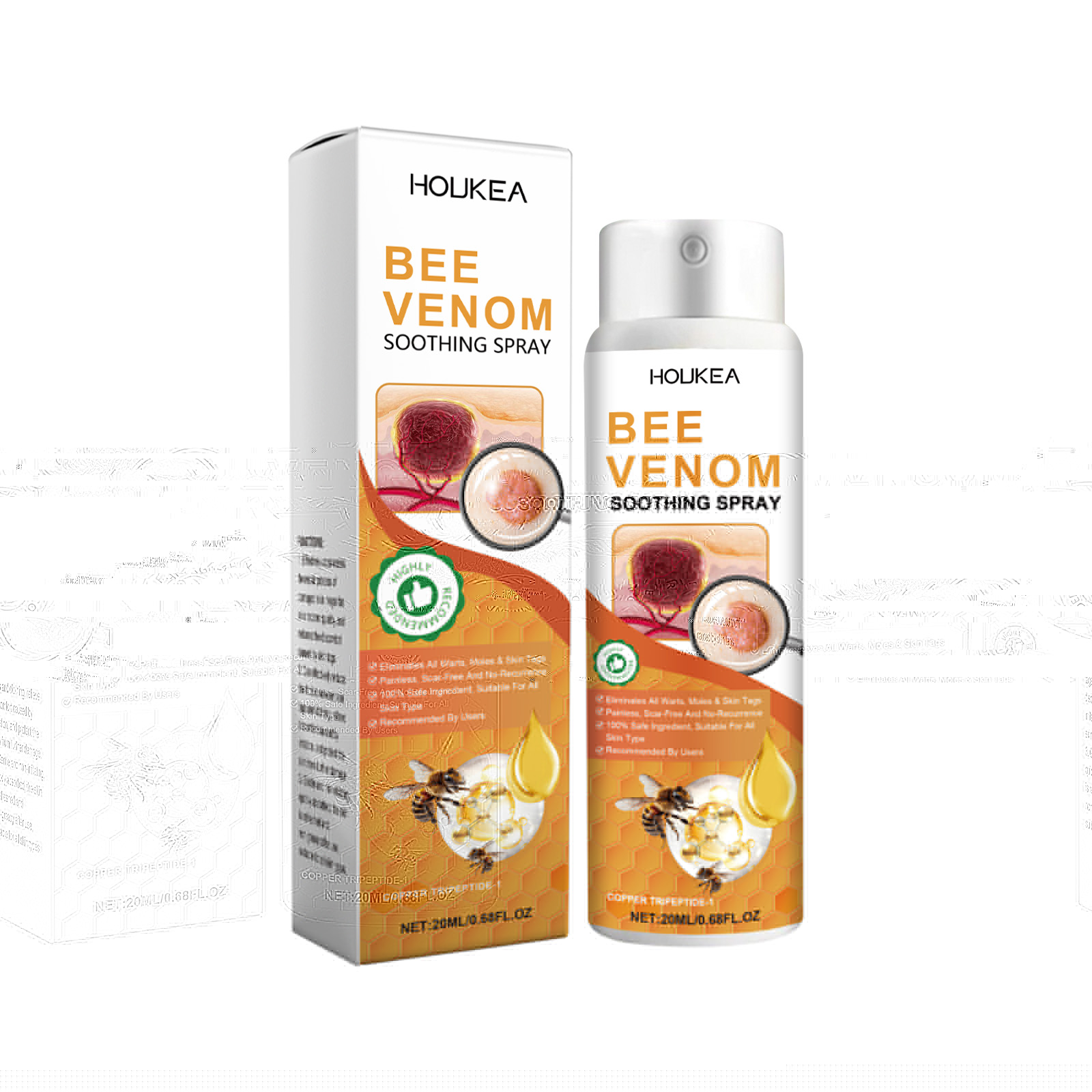 Houkea Kew Care Spray Lubricated Body Skin Daily Skin Smooth