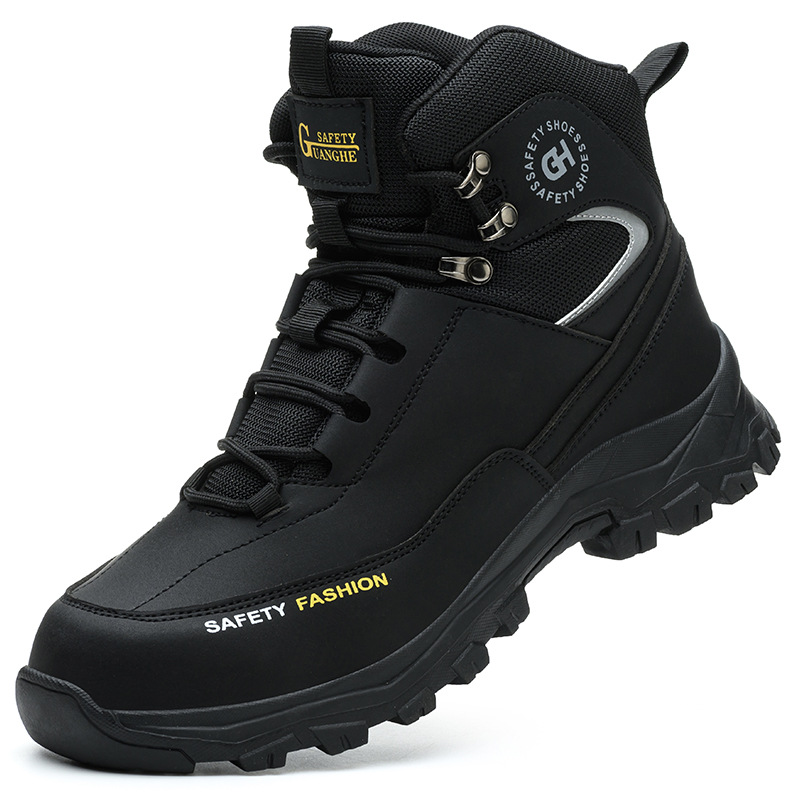 Men's anti smashing and anti piercing hiking work shoes are breathable for men image 6